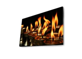 Wallity Lienzo Decorativo Iluminado con LEDs 45 x 70 cm Multicolor